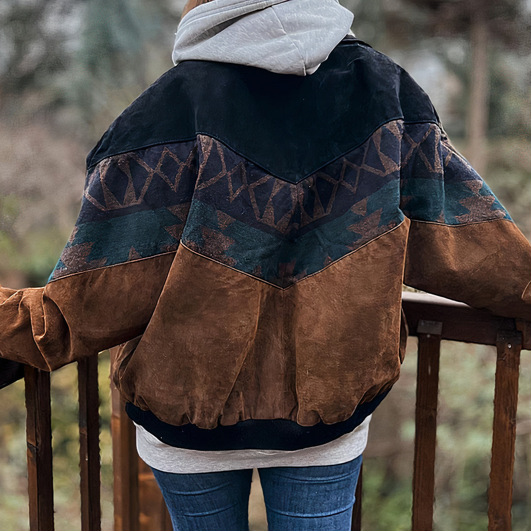 Alex - Vintage Aztec Unisex Bomber Jacket