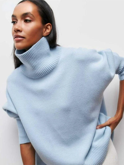 Alaia - Thick knitted turtleneck sweater