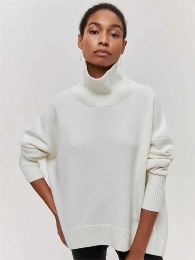 Alaia - Thick knitted turtleneck sweater