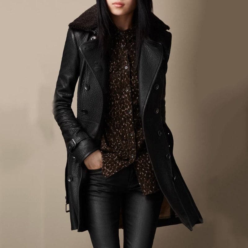 Aubrey - Trendy long coat for women