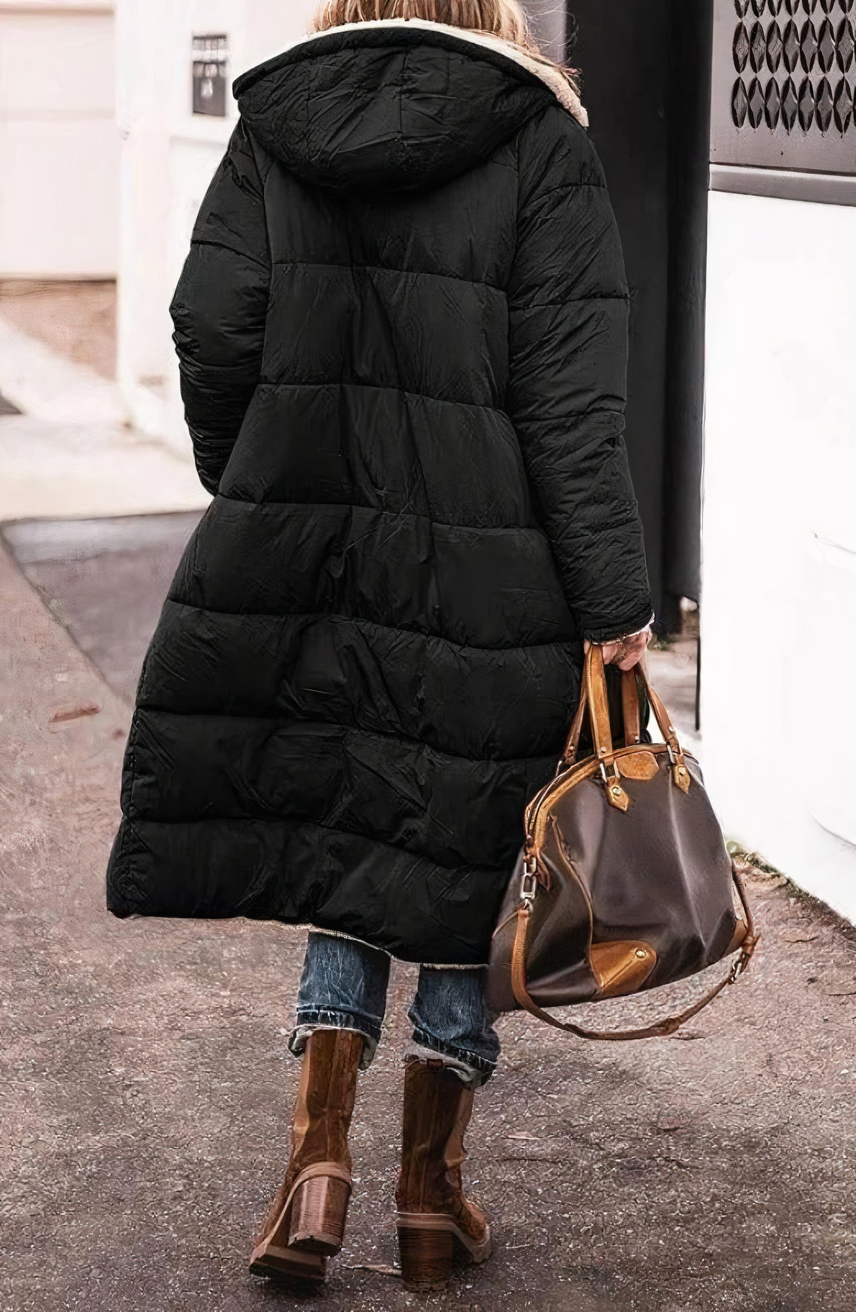 Briana - Reversible long lined winter coat