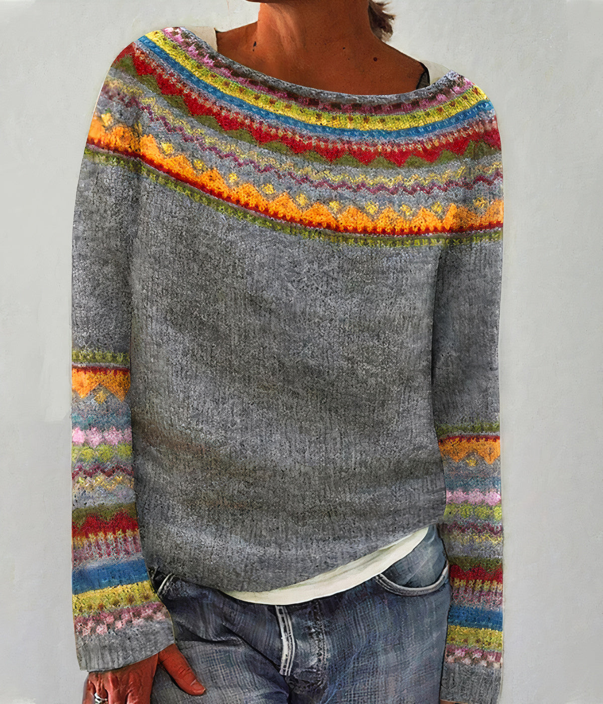 Cali - Retro Winter Sweater for Women