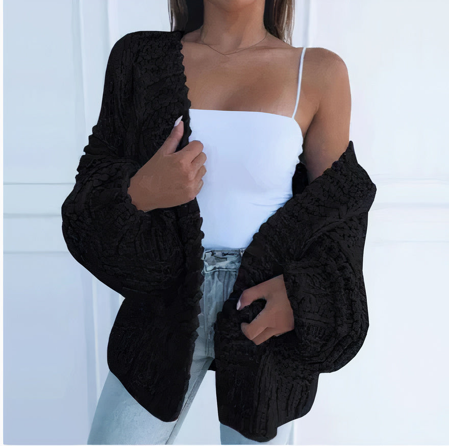 Carly - Women's oversized knitted cardigan