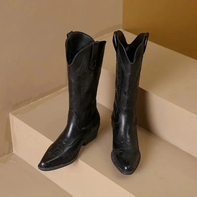 Chaya - Classic Western Cowboy Boots for Women