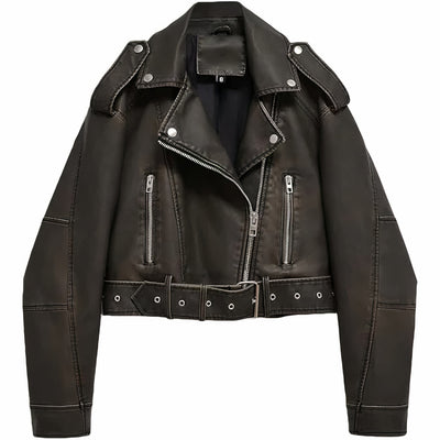 Cora - Women's Faux Leather Jacket