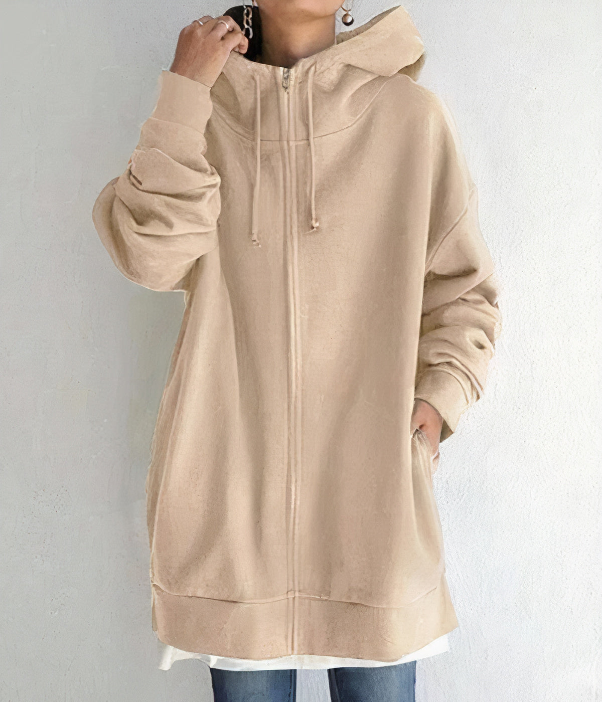 Elyse - Women's Winter Zipper Hoodie