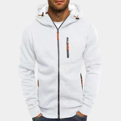 Gael - Men's Zip Up Hooded Sweater