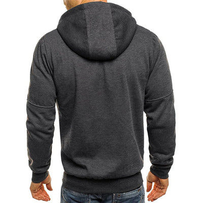 Gael - Men's Zip Up Hooded Sweater