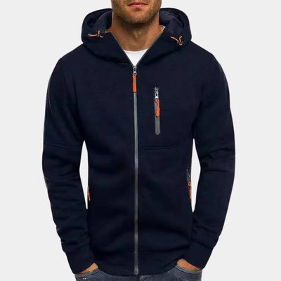 Gael - Men's Zip Up Hooded Sweater