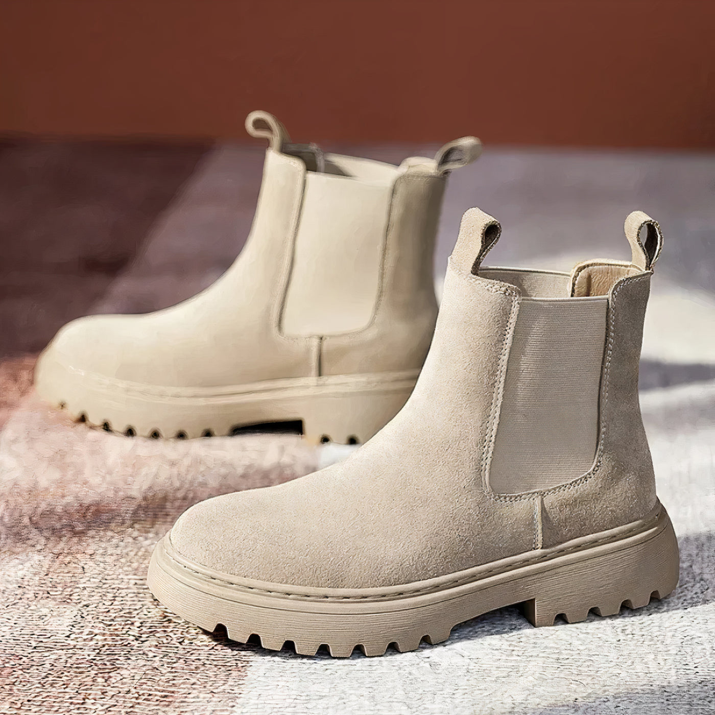 Greta - Women's Chelsea Boots in Suede