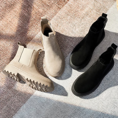 Greta - Women's Chelsea Boots in Suede