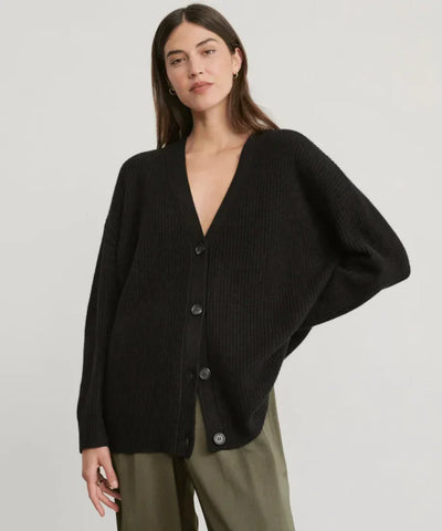 Gwen - Women's Ribbed Knit Cardigan