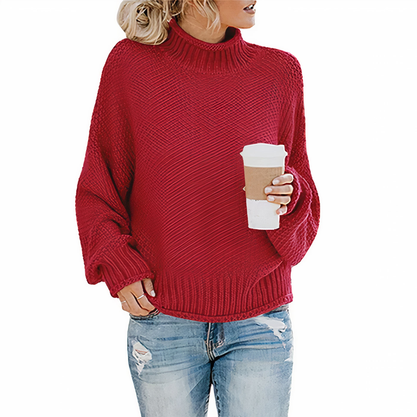 Hailey - Comfy Turtleneck Sweater