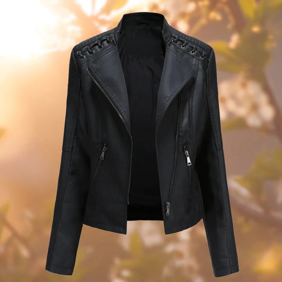 Kalia - Women's stylish leather jacket