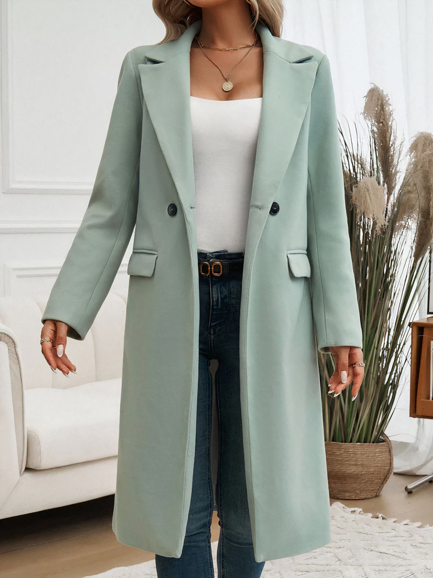 Kate - Elegant Ladies Long Coat