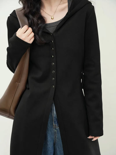 Lisa - Hooded Long Jacket