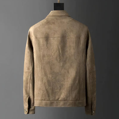 Luke - Classic Suede Button-Down Jacket