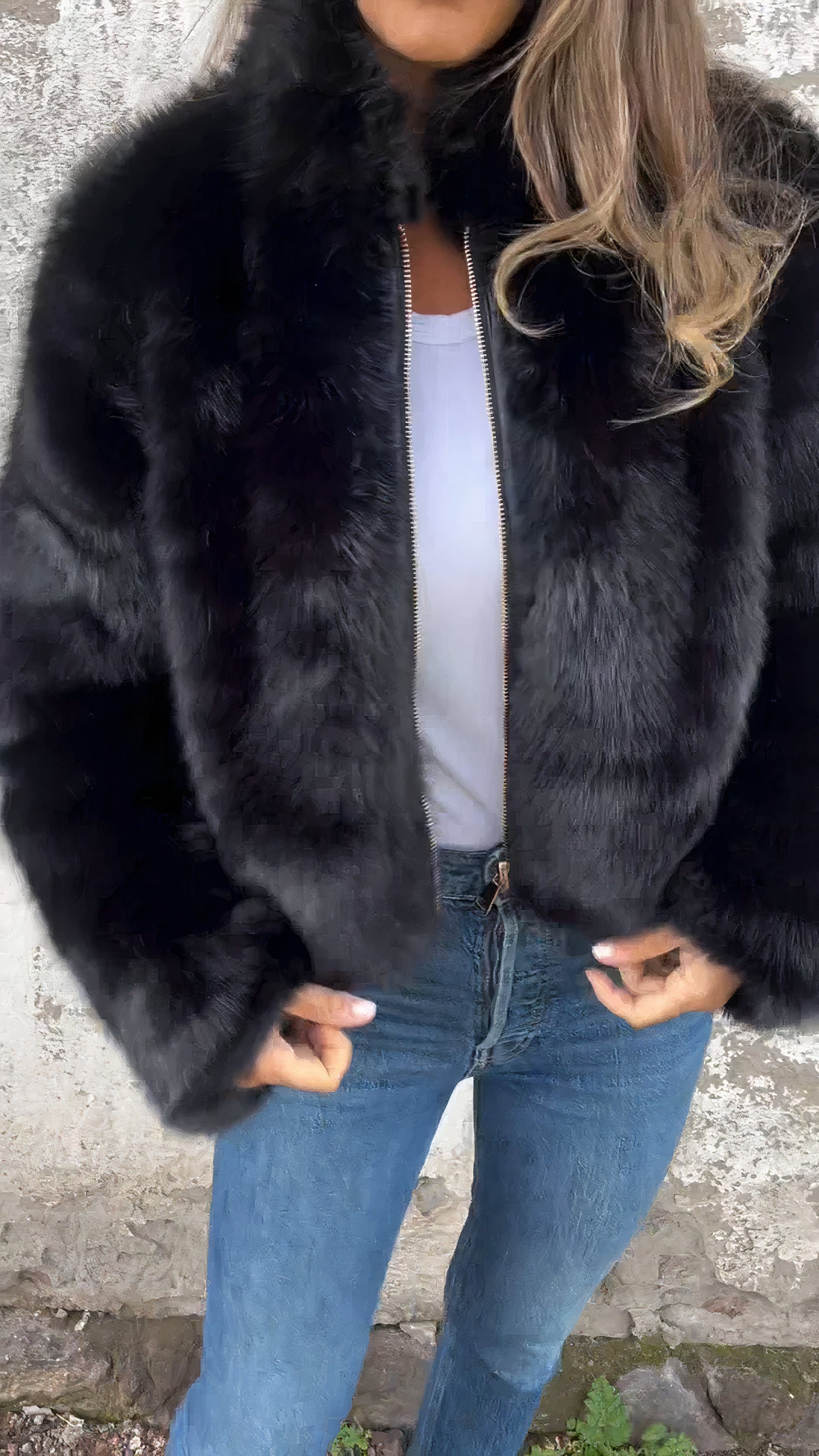 Lyla - Women's Casual Fur Jacket