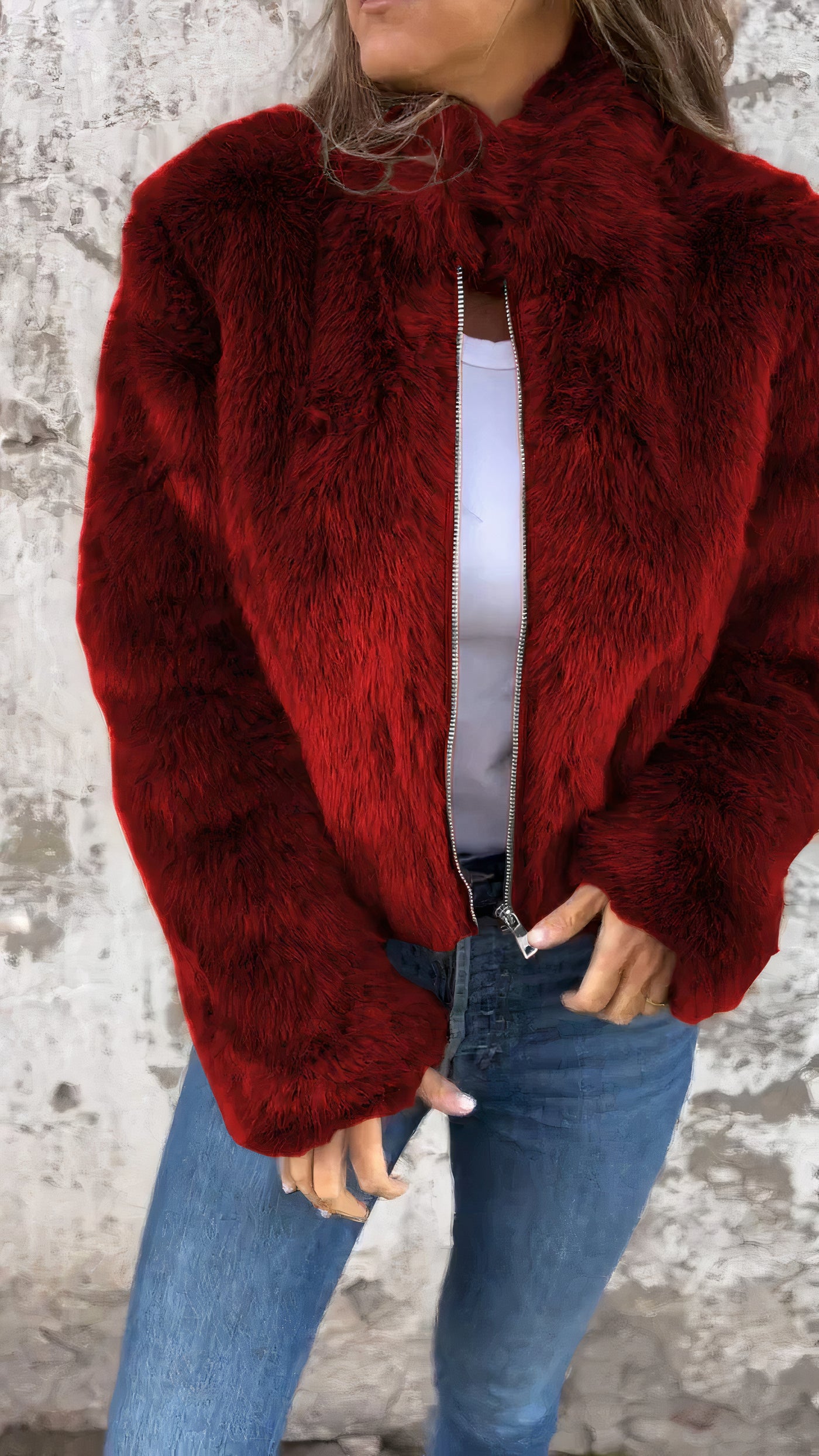 Lyla - Women's Casual Fur Jacket