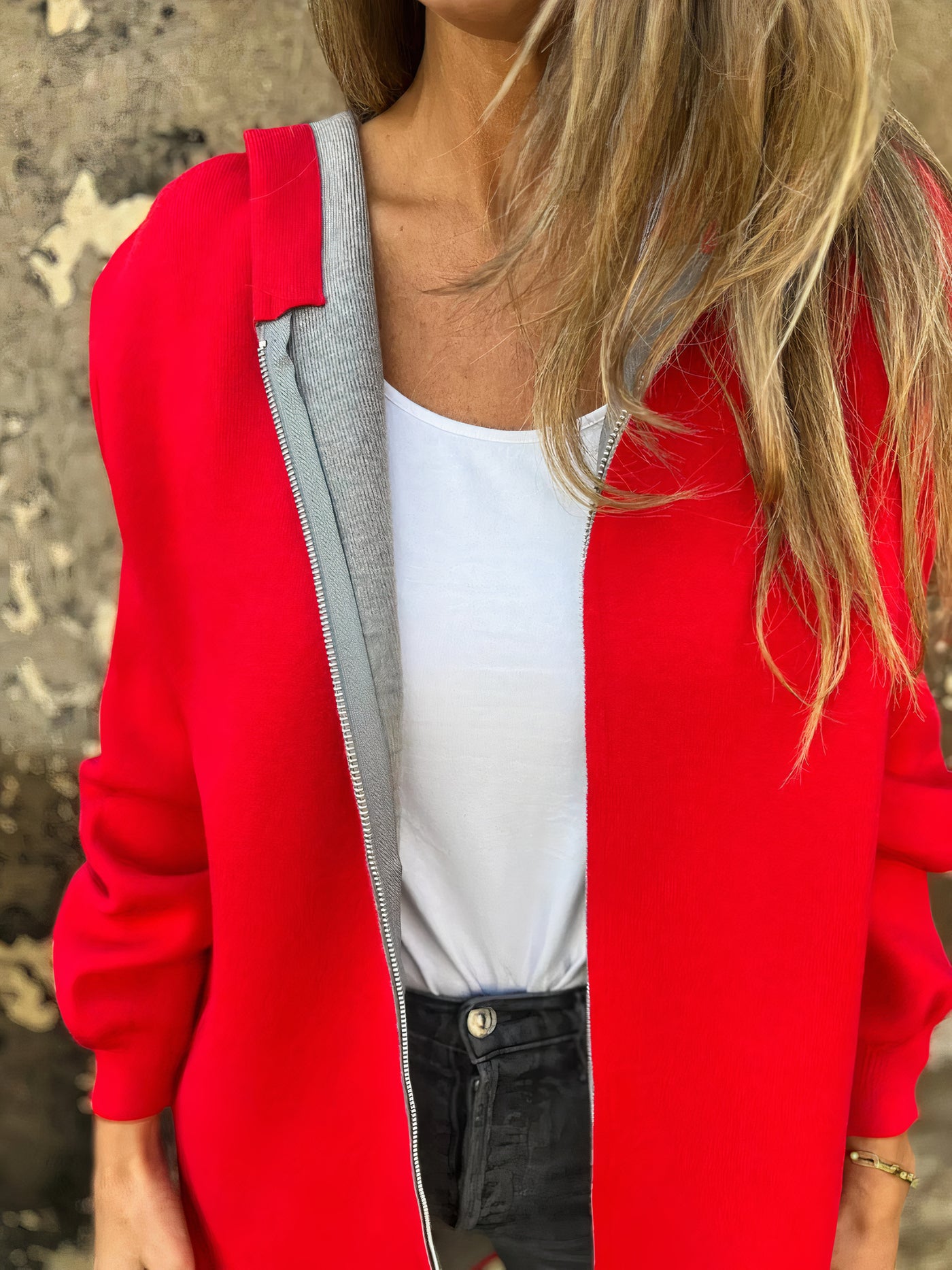 Martha - Casual long sleeve zip up jacket