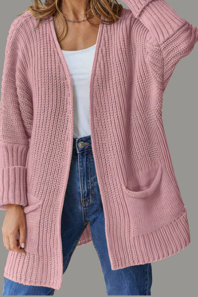 Mercy - Open Front, Long Sleeves Cardigan