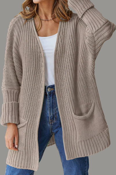 Mercy - Open Front, Long Sleeves Cardigan