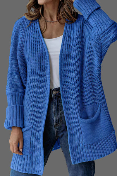 Mercy - Open Front, Long Sleeves Cardigan