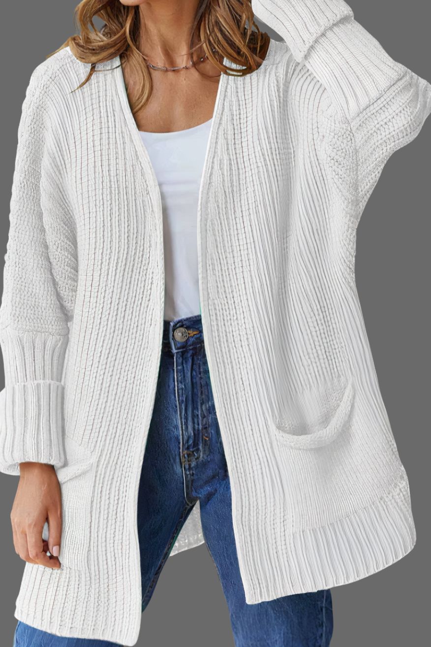 Mercy - Open Front, Long Sleeves Cardigan