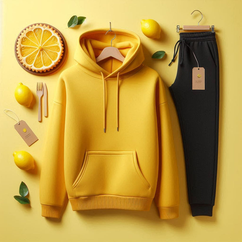 Max - Plain Hoodie and Jogger Pants Set