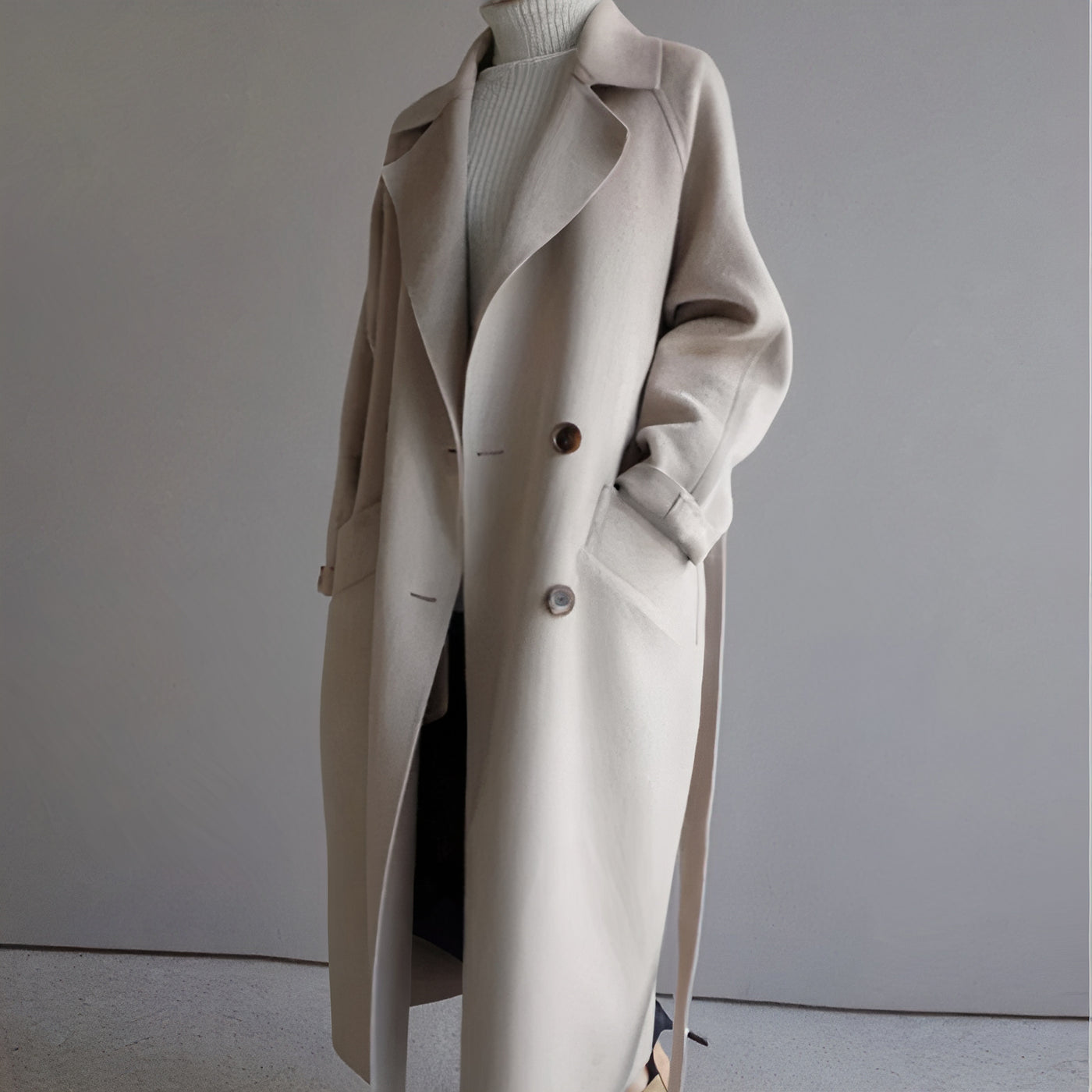 Natalie - Elegant Wool Winter Coat for Women