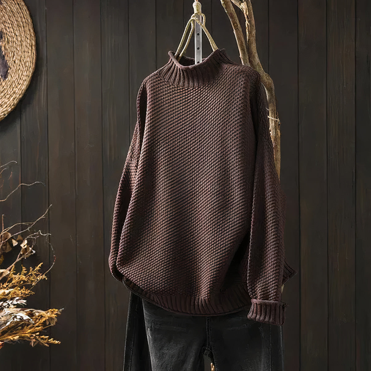 Nyla - Warm knit turtleneck Sweater