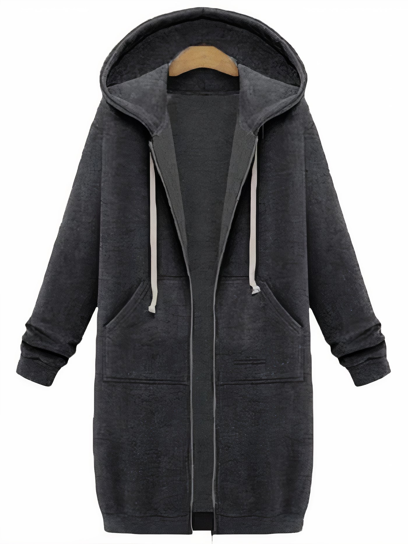 Piper - Cute Zip Up Long Hooded Jackets for Women