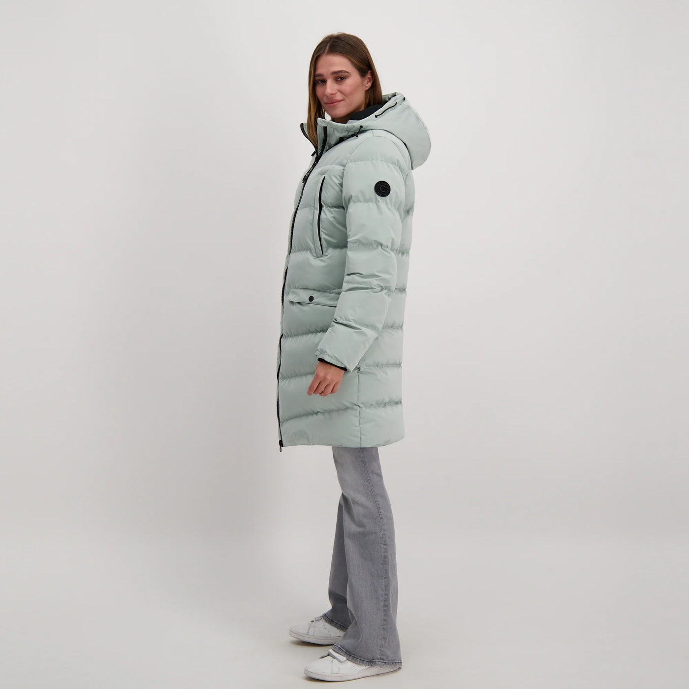 Quinn - Poly/Nylon Mint Coat