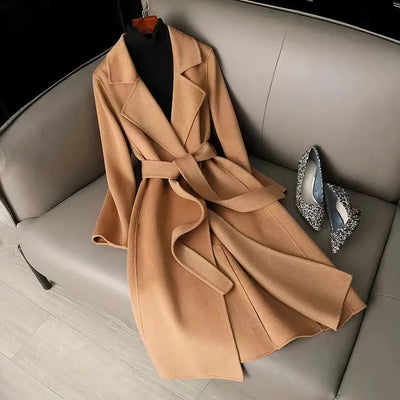 Sienna - Double-sided Wool Coat For Women