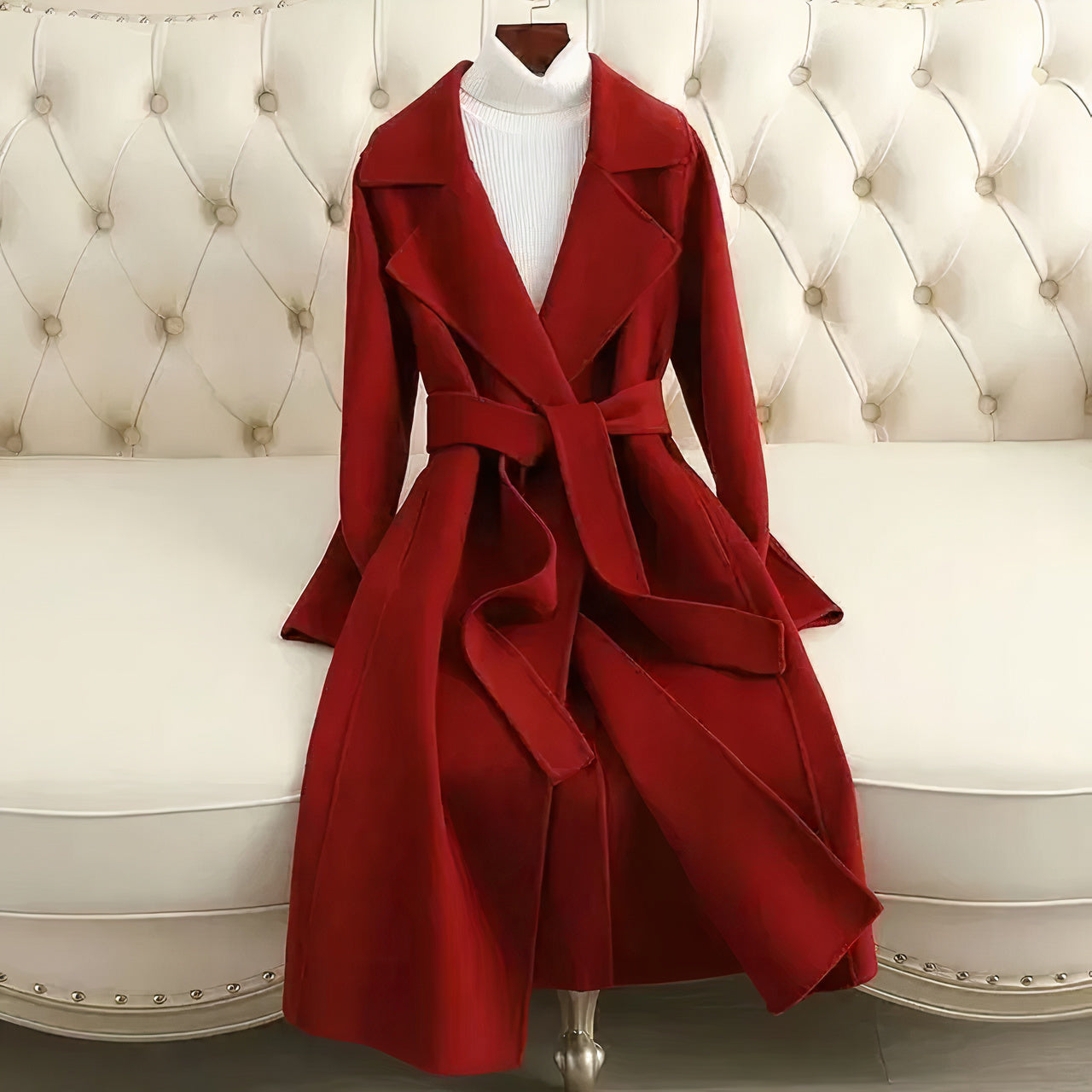 Sienna - Double-sided Wool Coat For Women