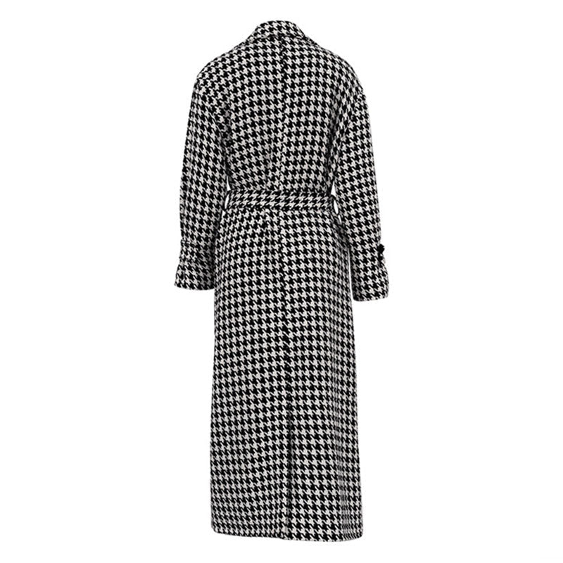 Yasmin - Houndstooth Trench coat