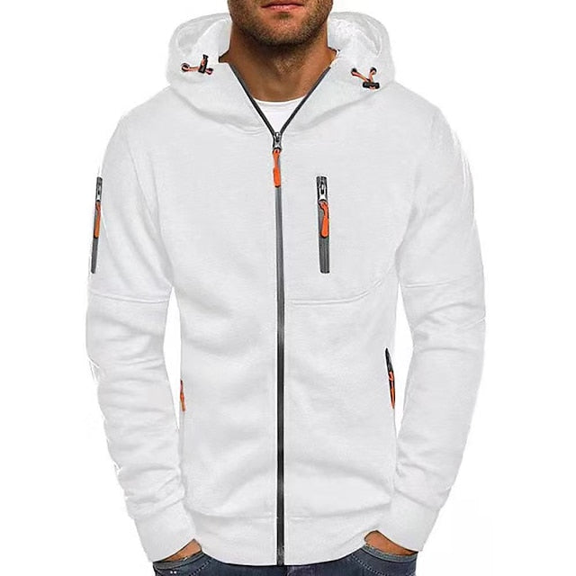 Henry - Men's Casual Hoodie with Zipper