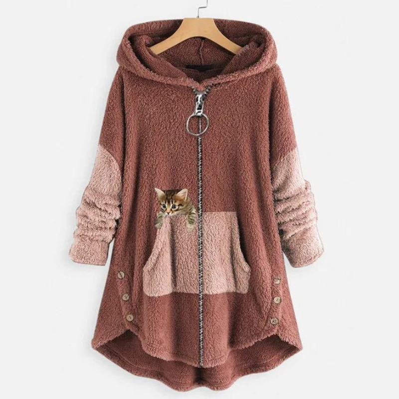 Abigail - Women's Winter Teddy hoodie